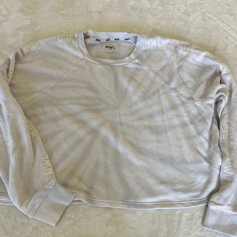 MWL Madewell Off White Long Sleeve Top